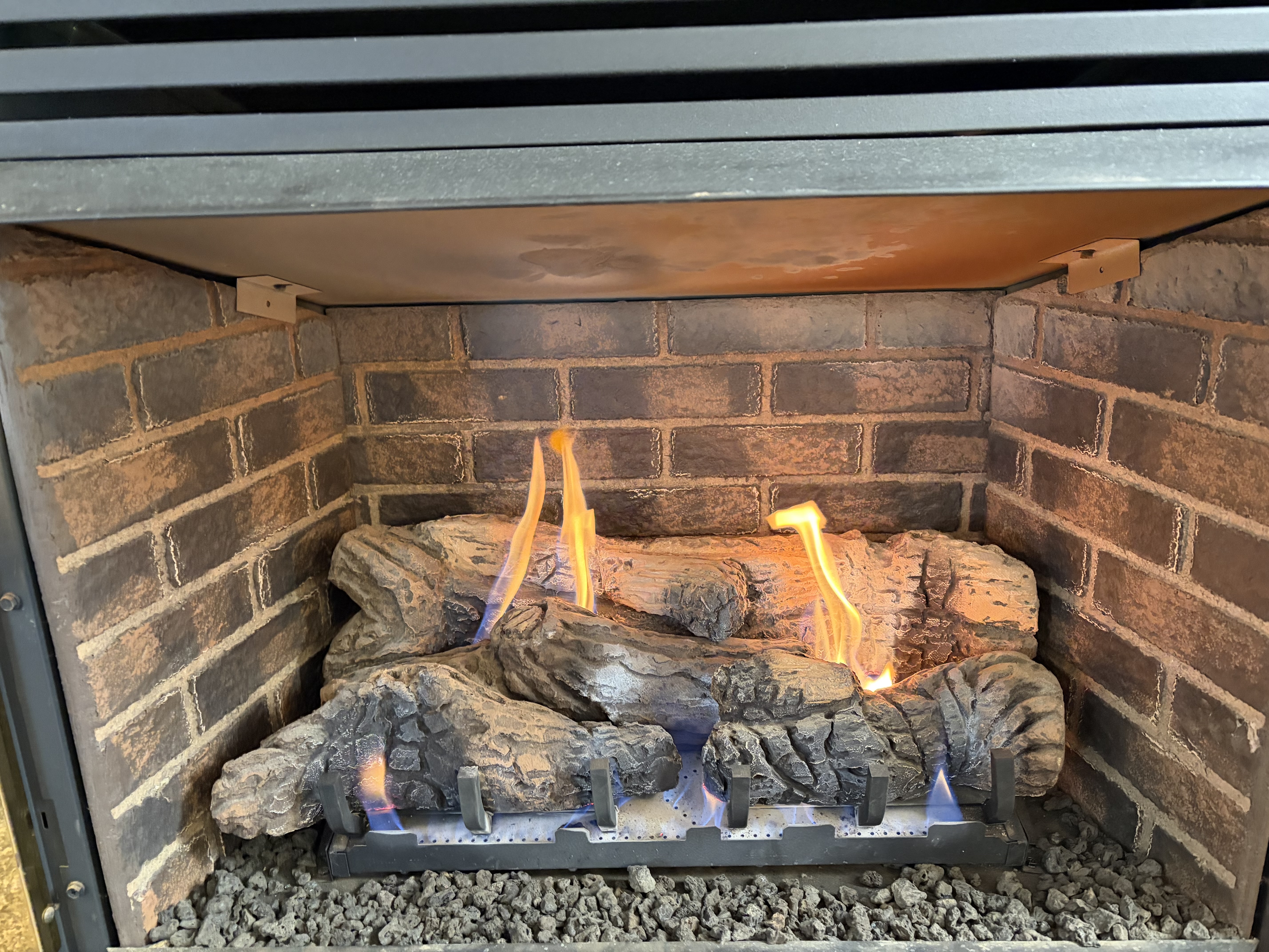 Gas fireplace service visit